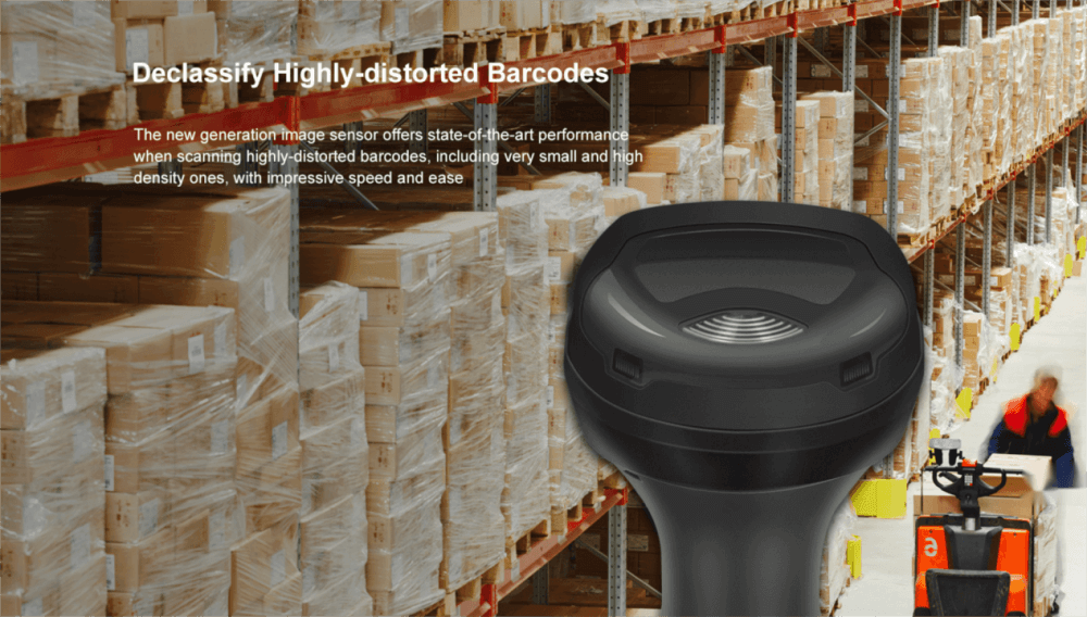 Warehouse with forklift