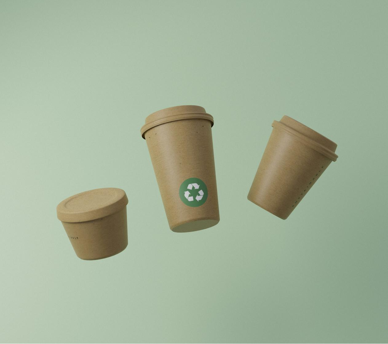 Compostable label illustration