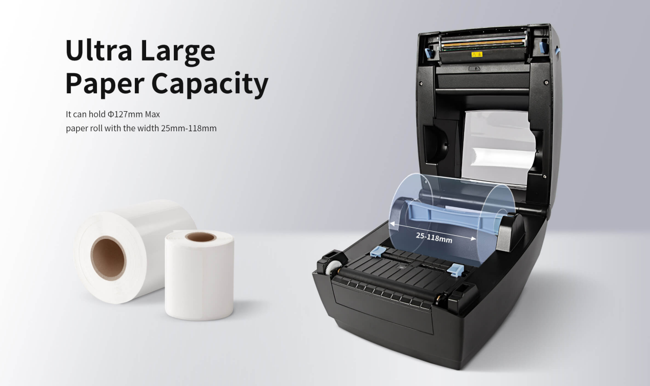 idprt SP420 termalni štampar za isporuku s velikim papirnim odjelom.png